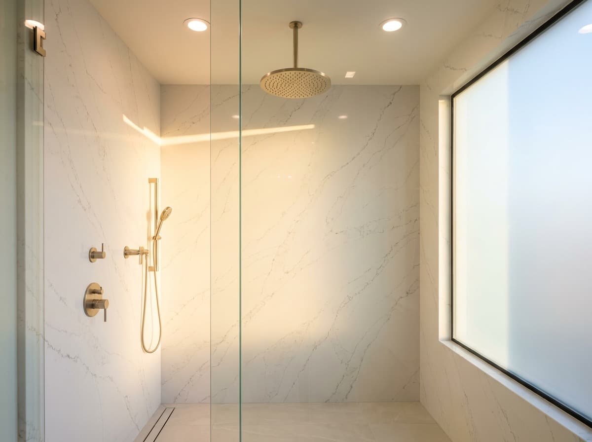 Quartz Shower Walls